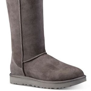 tall grey uggs